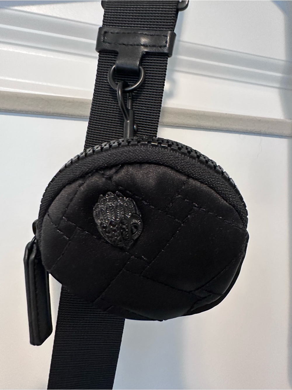 Kurt Geiger Black Quilted Shoulder Bag with Chain and Crossbody Adjustable Strap - Picture 7 of 11